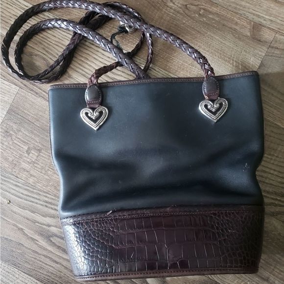 Brighton Handbags - Brighton Caroline Leather Shoulder Bucket Bag